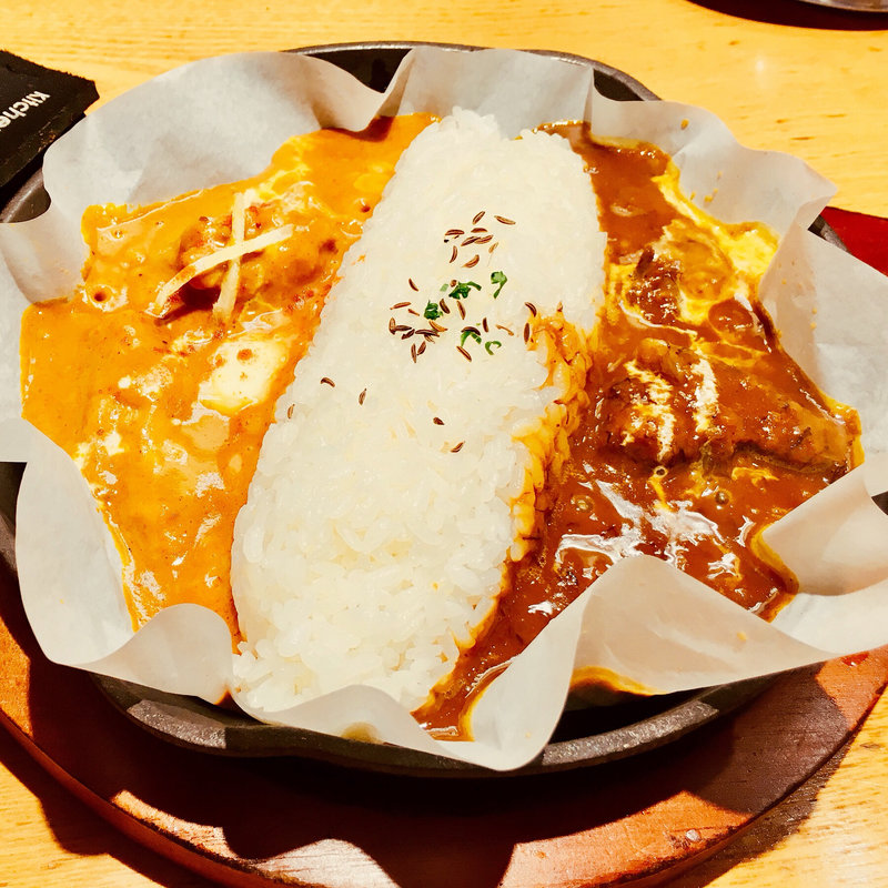 ハーフ＆ハーフカレー(匠えん)