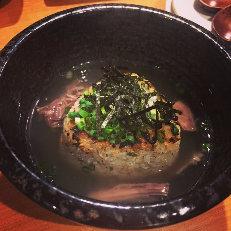 ジャコ焼きおにぎり+テールスープ(GRILL KING （グリルキング）)