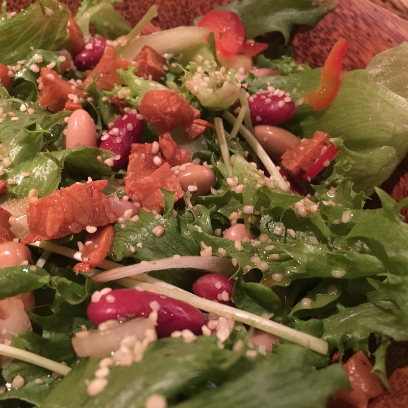 テンペ＆ビーンズ・サラダ　土・日・休日のメニュー(ふろむあーすカフェ オハナ （from Earth Cafe OHANA）)