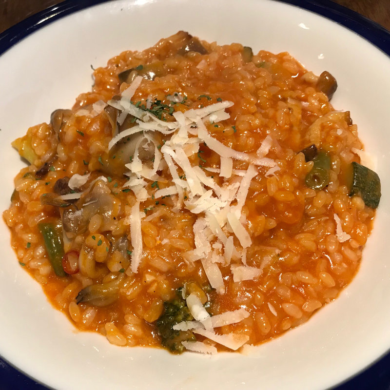 彩野菜のトマトリゾット(カフェイタリアーノラ・ステラ)