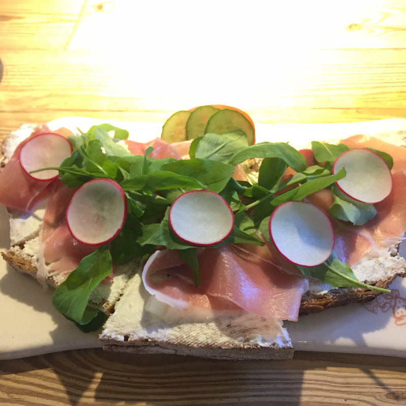 ハモンセラーノ&リコッタ タルティーヌ(Le Pain Quotidien ル・パン・コティディアン 芝公園店)