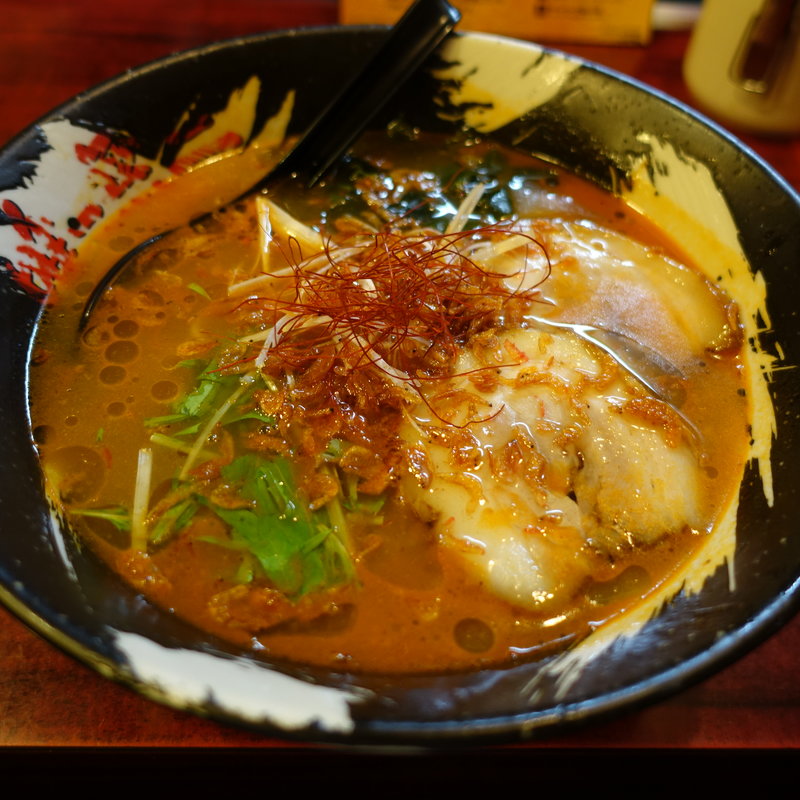 特製海老塩らーめん(唯一無二 （ゆいいつむに）)