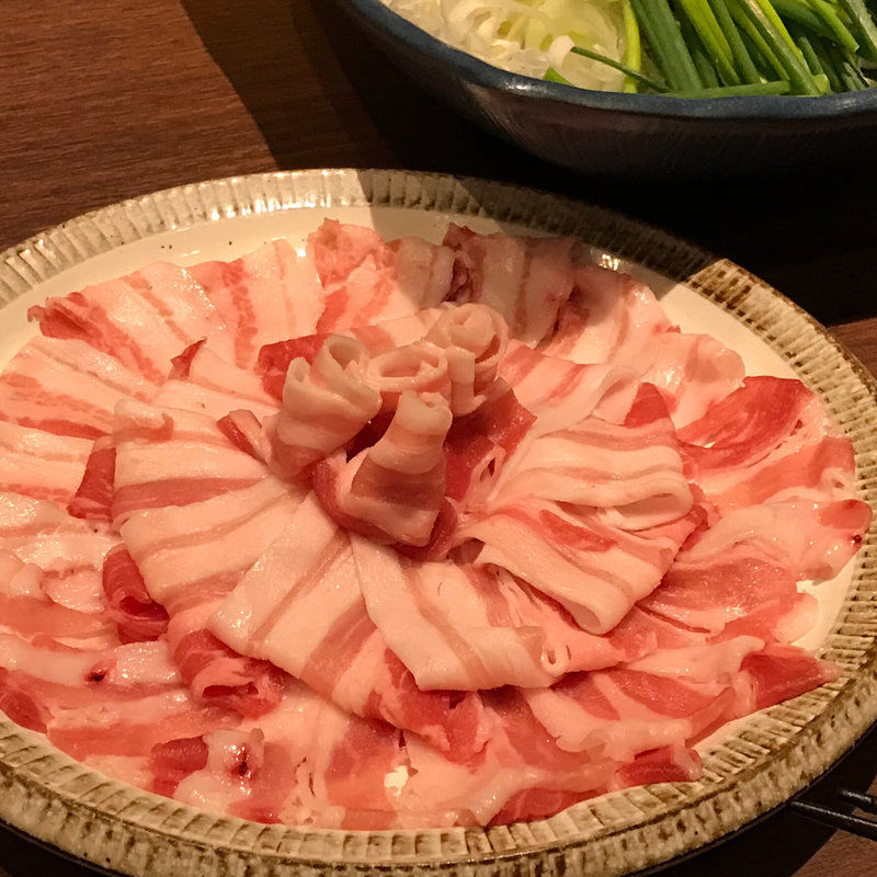 黒豚葱しゃぶ(山内農場 なんば千日前店)