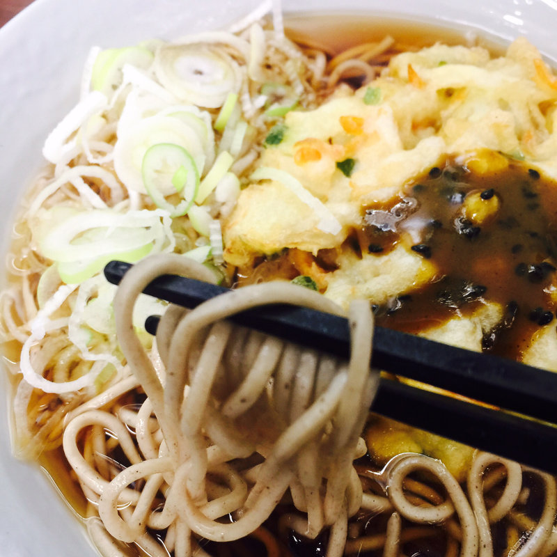 カレーかき揚げそは(駅そば 大江戸そば 赤羽3・4番ホーム)