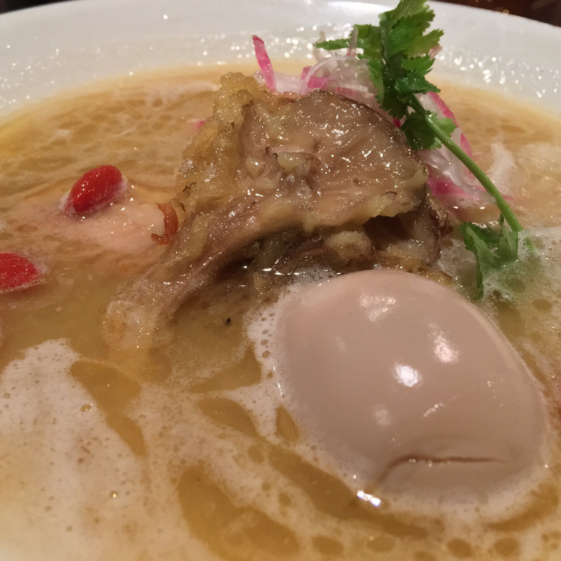 薬膳鶏白湯らーめん(新潟三宝亭 東京ラボ中目黒店)