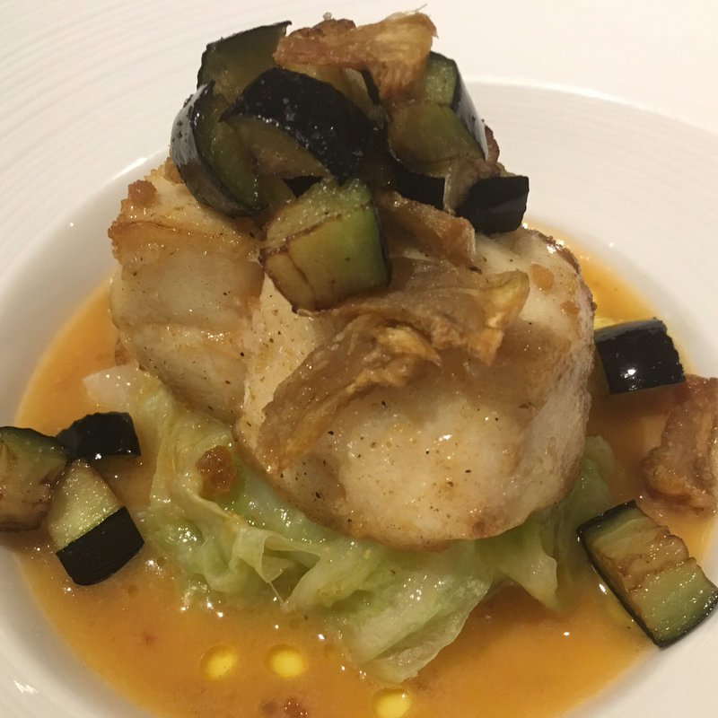 ヒラメのポワレ(ハシモト)