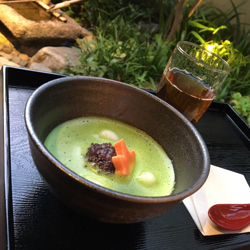 抹茶ぜんざい(辻利一本店 )