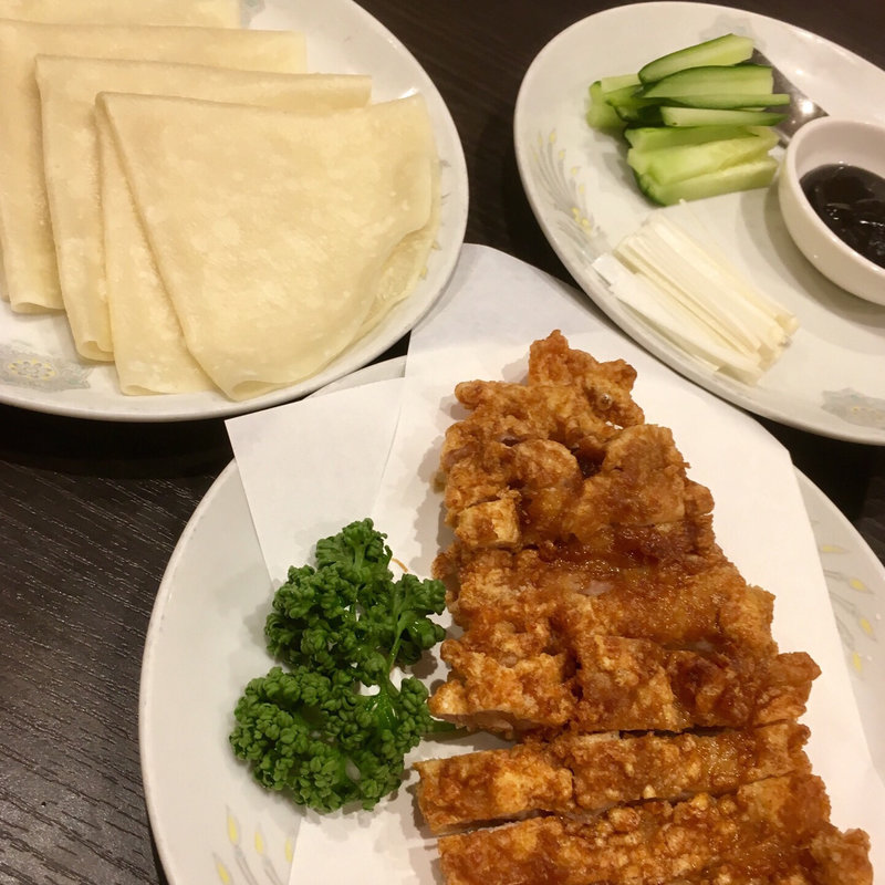 揚げ鶏のネギ味噌薄皮包み(4枚)(蘇州 )