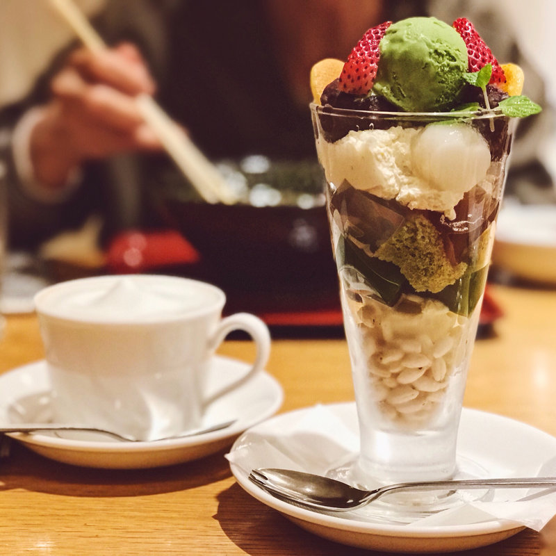 梅々庵パフェ(ばさら 梅々庵 )