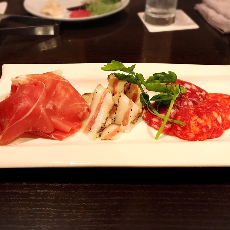 生ハム、サラミの盛り合わせ(イーターブル （eatable）)