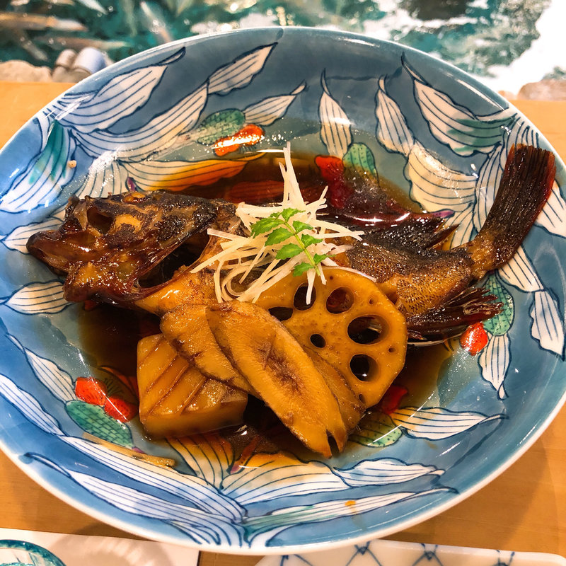 あらかぶ煮付け(河太郎 中洲本店)