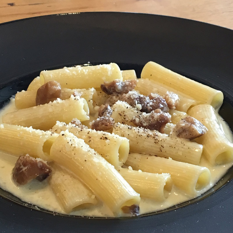 栗とゴルゴンゾーラのミッレリーゲ(サーラ ビアンキ アル・ケッチァーノ )