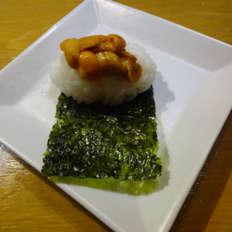 特上ウニギリ(日本酒原価酒蔵 横浜関内店)
