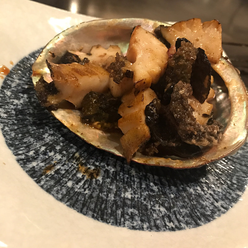 あわびの鉄板焼き(らぱん （KOCHAN'S ステーキハウス　らぱん）)