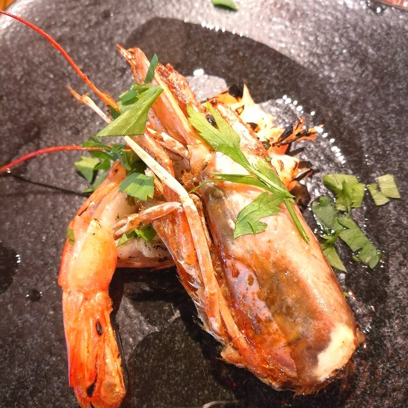 赤海老のグリル アンチョビバターソース(ワインビストロ Dai)