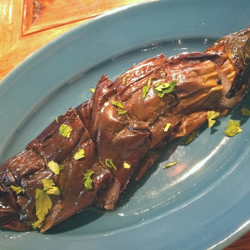 秋茄子の白バルサミコマリネ(ワインビストロ Dai)