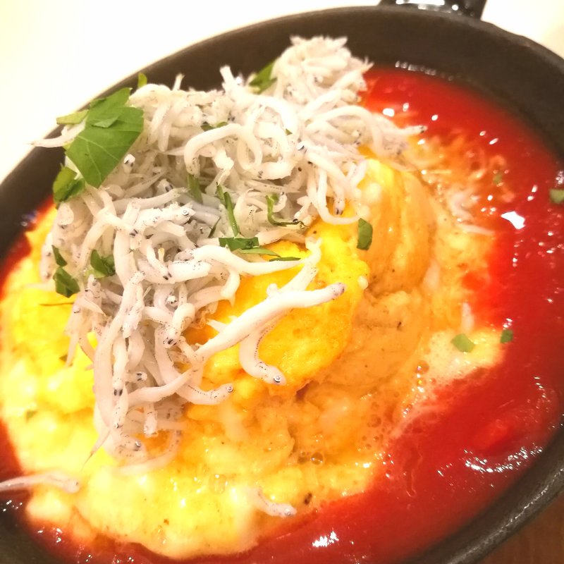 しらすのチーズスフレオムレツ(ド・マーレ湘南 青葉台店 )