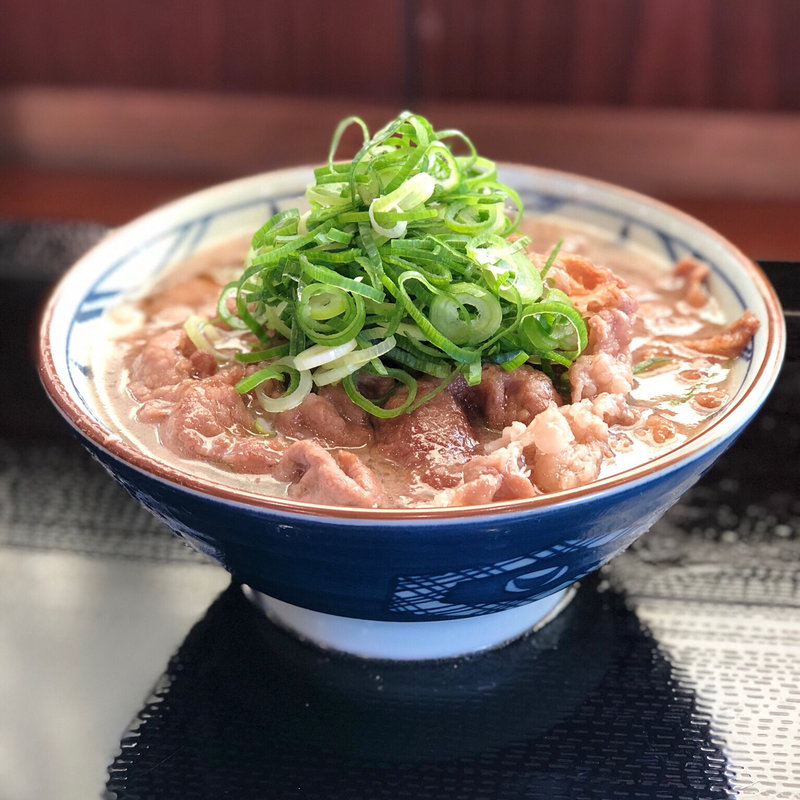 牛すきかけ 肉増し(丸亀製麺 伊丹南町店)