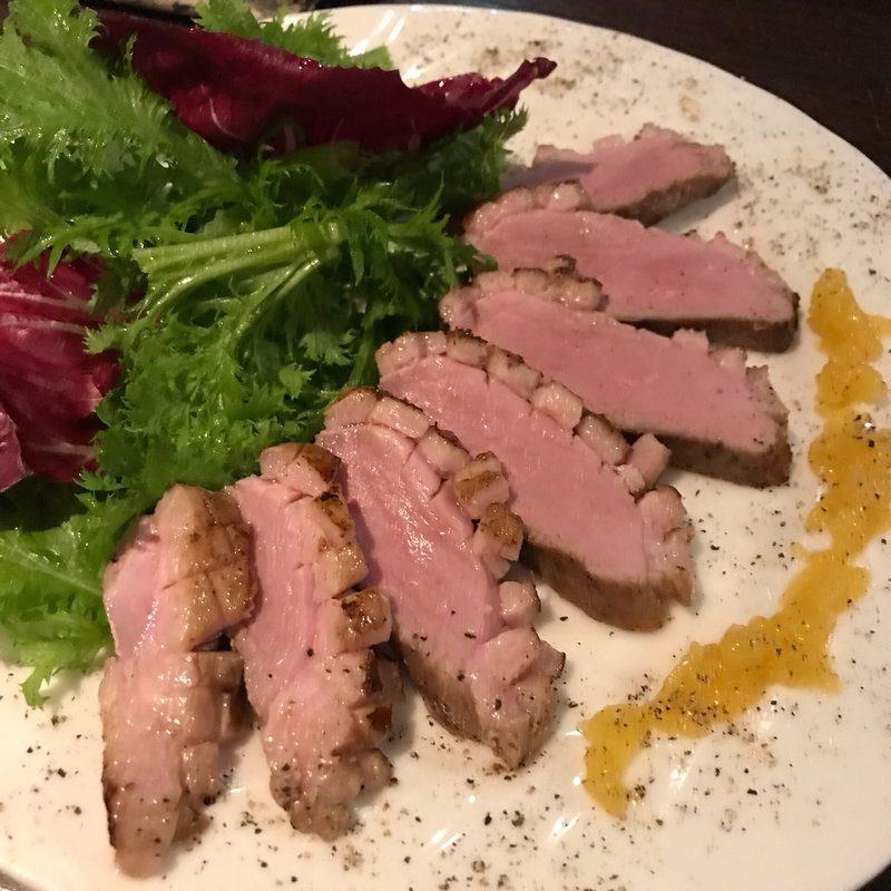 合鴨のソテー(風乗りメリー)