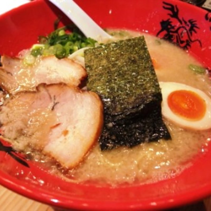 こってり味・細麺(ラー麺ずんどう屋 東住吉今川)