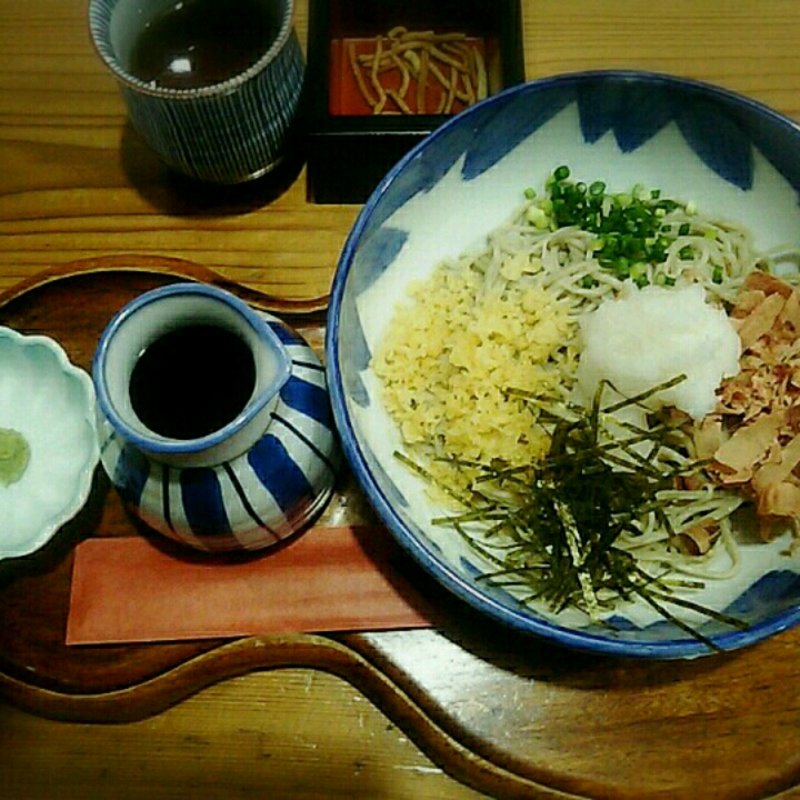 ぶっかけそば(不老庵)