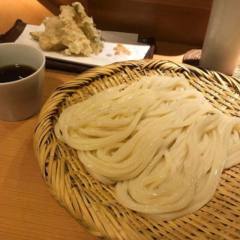 天ざるうどん(手打釜揚うどん みよし)