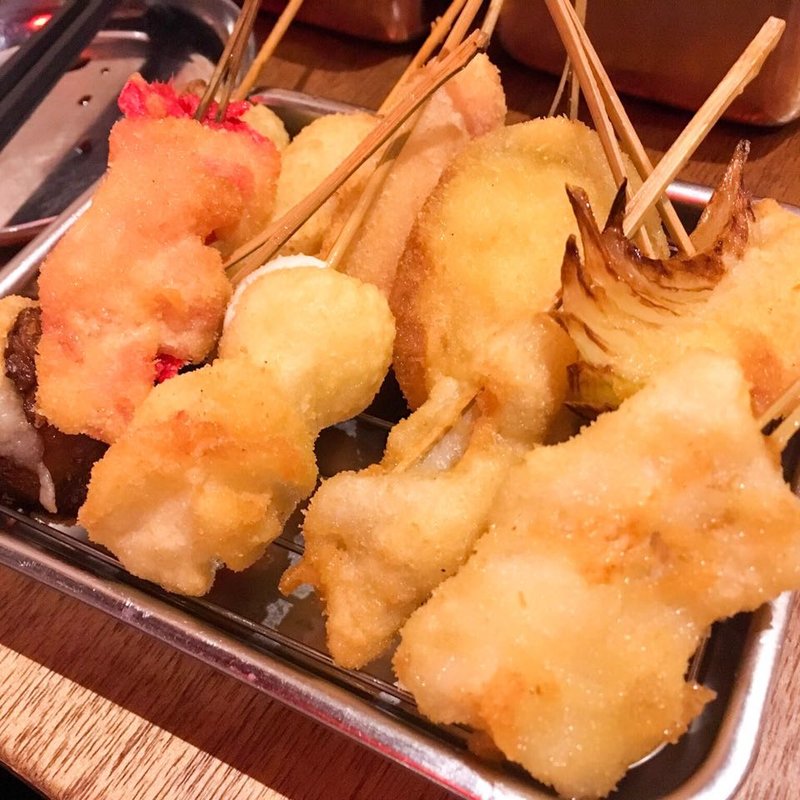 串かつ10本盛り合わせ(串かつ でんがな 船橋店 )