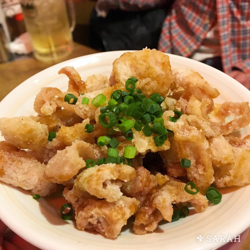 鶏皮ポン酢(串かつ でんがな 船橋店 )