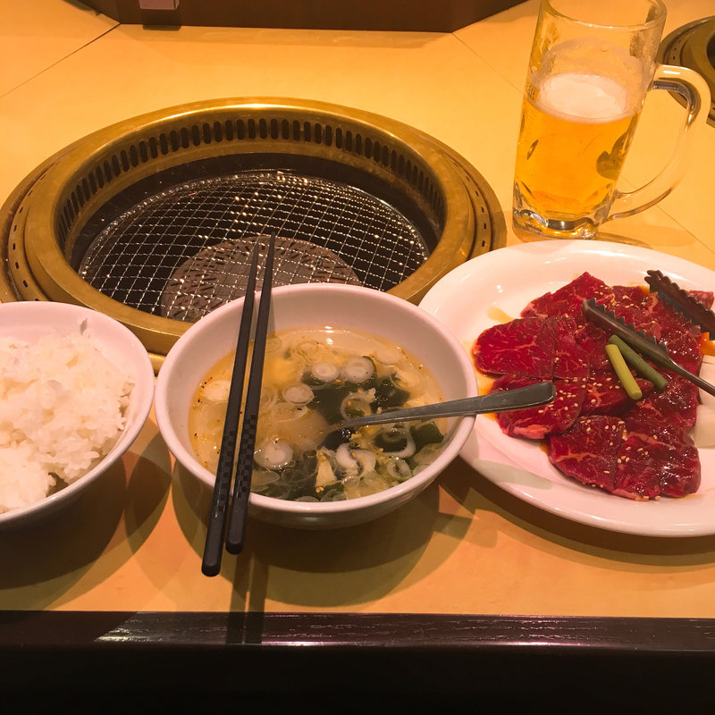 わくわく定食(溶岩炭火焼肉 炎や)