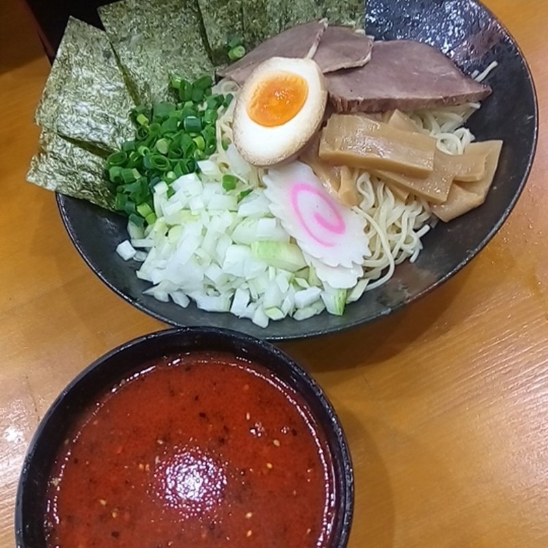 牛肉入りつけ麺(火焔山蘭州拉麺 池袋店)