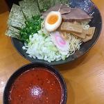 牛肉入りつけ麺(火焔山蘭州拉麺 池袋店)
