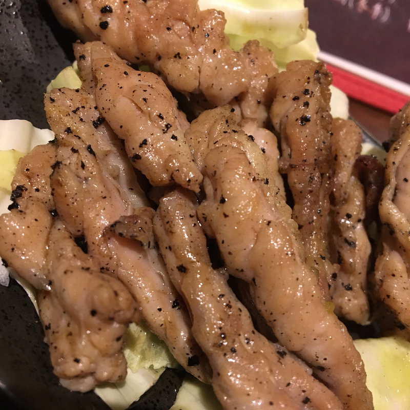 せせりの網焼き(串Dining 水口)