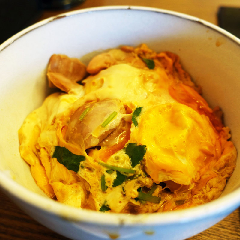 ミニ親子丼(手打ちうどんDAIKI)