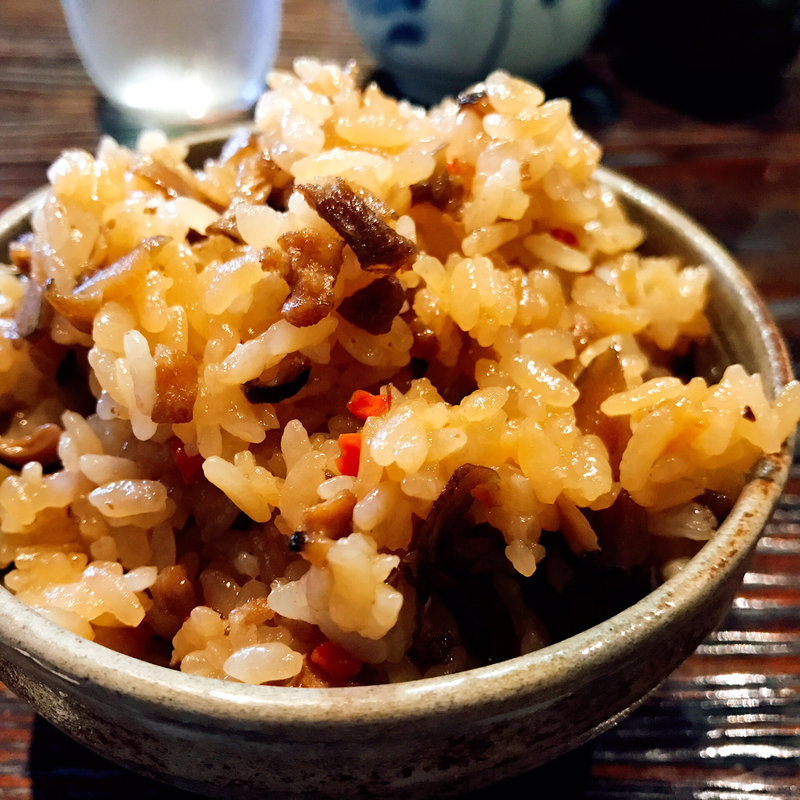 地鶏めし(手打そば一作 )