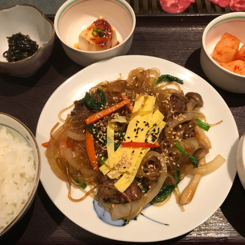 チャプチェ定食(大邱家（たいきゅうや）)