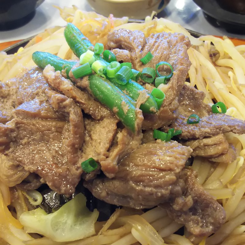 ジンギスカン定食(松尾ジンギスカン　新千歳空港店)