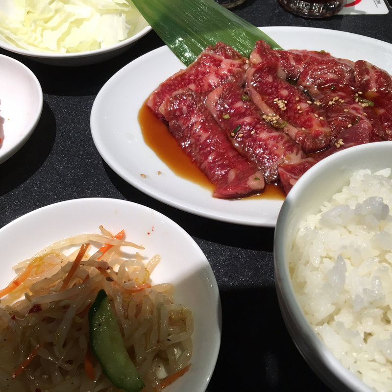 カルビ定食(焼肉 リブランド)