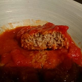 トマト煮込みハンバーグ定食(和食まつむら)