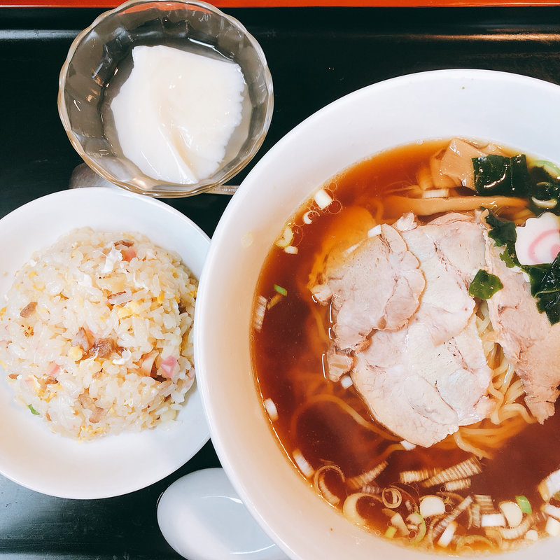 チャーシュー麺 半チャーハンセット(龍園)