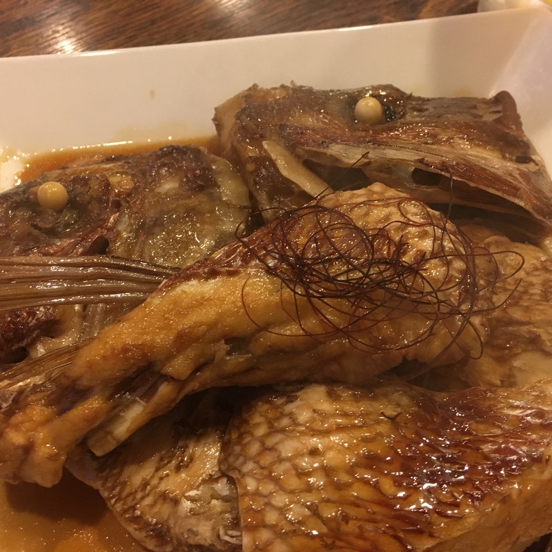 鯛のあら煮(居酒屋 酒仙洞 （しゅせんどう）)