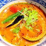 彩り野菜のスープカレー(南葉亭)