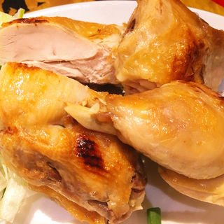 鶏の岩塩焼き(萬力屋 麻布十番店 （まんりきや）)