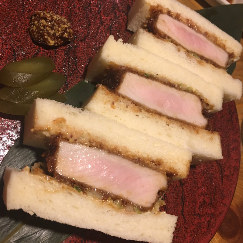 厚切りカツサンド(福久助)