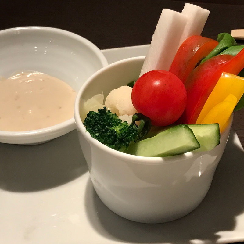 彩り野菜のバーニャカウダ(あぶりや なんばダオーレ店)