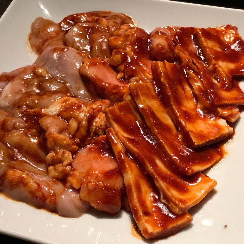 コリコリ・ホルモン・赤せん(あぶりや なんばダオーレ店)