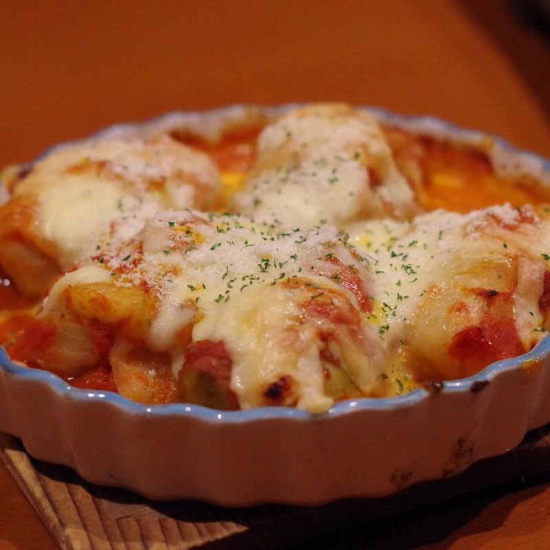 ロールキャベツのチーズ焼き(まさまさとてるてる )