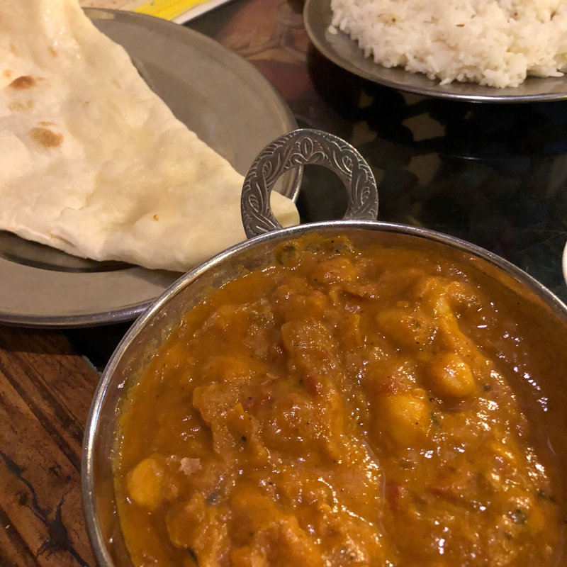 ひよこ豆のカレー(バラティ インディアン レストラン)