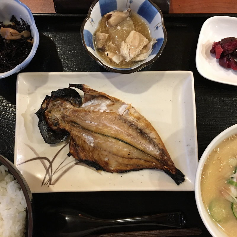 冷汁定食(鉄板焼き 璃珠)