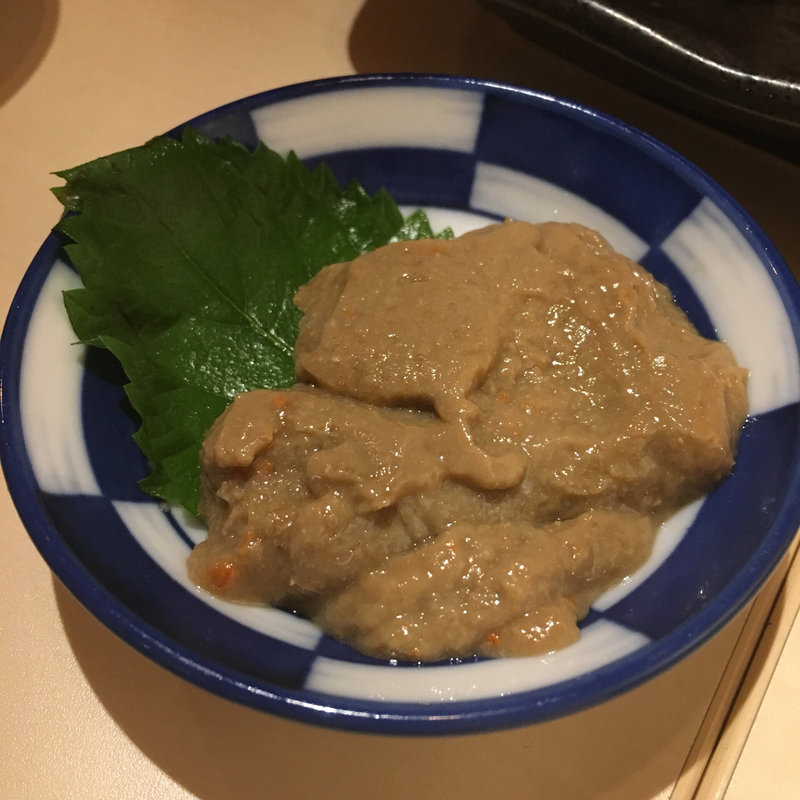 蟹味噌(備長炭火焼鳥 カドクラ商店 代々木公園店)