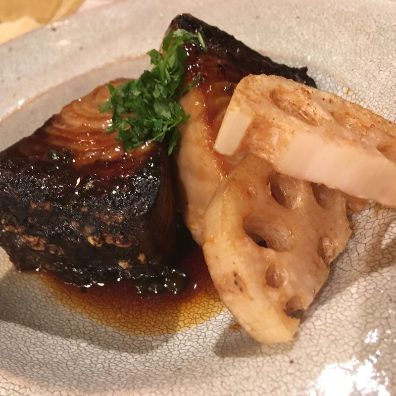 ブリ山椒焼き(銀座 しまだ)